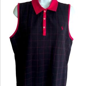 Women’s Ralph Lauren Golf Sleeveless Polo Size XL